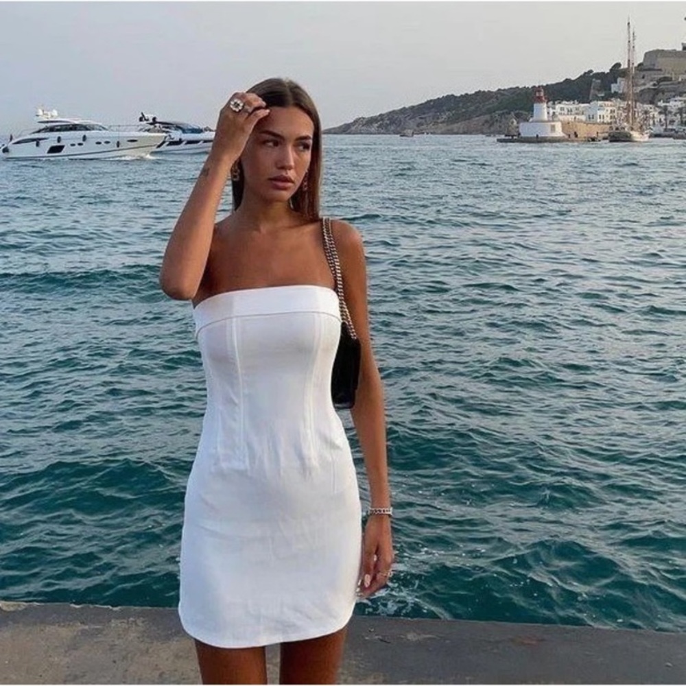 Brand new With Jean White Corset dress